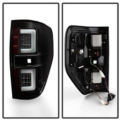 LED Tail Lights - Version 2 - Black (5084200) — angled view