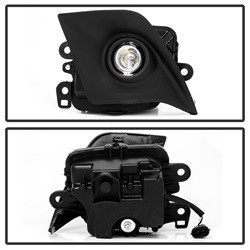 OEM LED Fog Lights w/ Switch - Clear — angled view