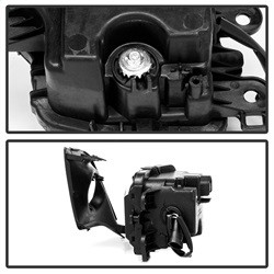 OEM LED Fog Lights w/ Switch - Clear — angled view
