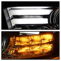 Projector Headlights - Light Bar DRL - Smoke (5081735) — angled view