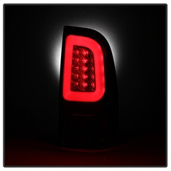 Light Bar LED Tail Lights - Version 3 - Red Clear (5084453) — angled view