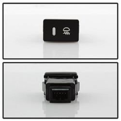 OEM LED Fog Lights w/ Switch - Clear (5083043) — angled view