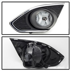 OEM Fog Lights w/ Universal Switch - Clear (5080288) — angled view