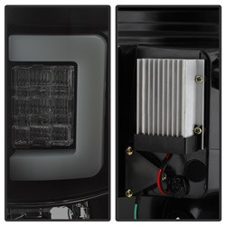 LED Tail Lights - Version 2 - Black Smoke (5084217) — angled view