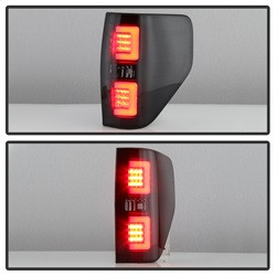 LED Tail Lights - Version 2 - Black Smoke (5084217) — angled view