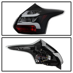 LED Tail Lights - Black (5085139) — angled view