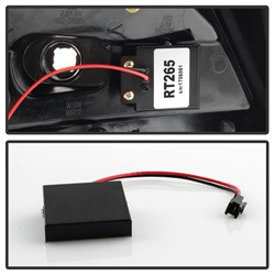 LED Tail Lights - Black (5085139) — angled view