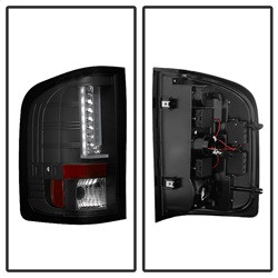 LED Tail Lights - Version 2 - Black (5081766) — angled view