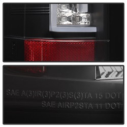 LED Tail Lights - Version 2 - Black (5081766) — angled view