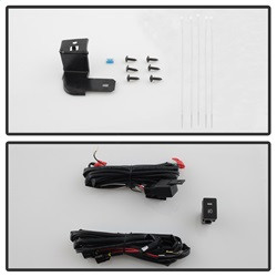 OEM LED Fog Lights w/ Switch - Clear (5083050) — angled view