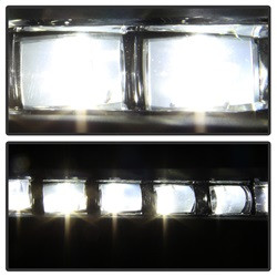 OEM LED Fog Lights w/ Switch - Clear (5083050) — angled view