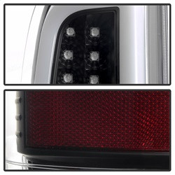 Light Bar LED Tail Lights - Version 3 - Black (5084231) — angled view