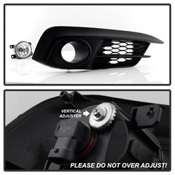 OEM Fog Light w/ OEM Fit Switch - Clear — angled view