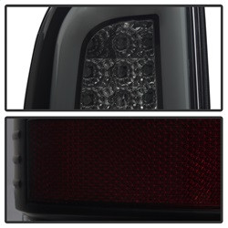 Light Bar LED Tail Lights - Version 3 - Black Smoke (5084248) — angled view