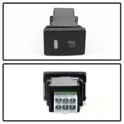 OEM LED Fog Lights w/ Switch - Clear (5084866) — angled view