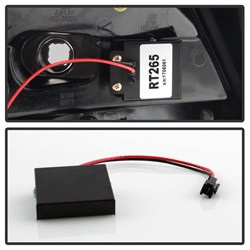 LED Tail Lights - Red Clear (5085153) — angled view