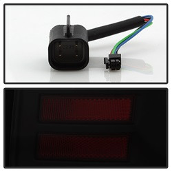 LED Tail Lights - Black Smoke (5084064) — angled view