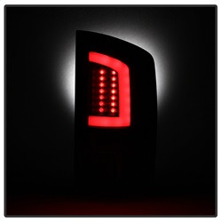 Light Bar LED Tail Lights - Version 3 - Black (5084262) — angled view