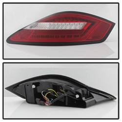 LED Tail Lights - Red Clear (5083173) — angled view