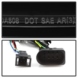 LED Tail Lights - Black (5085160) — angled view