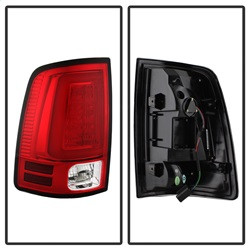 LED Tail Lights - Red Clear (5084071) — angled view
