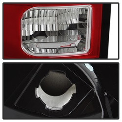 LED Tail Lights - Red Clear (5084071) — angled view