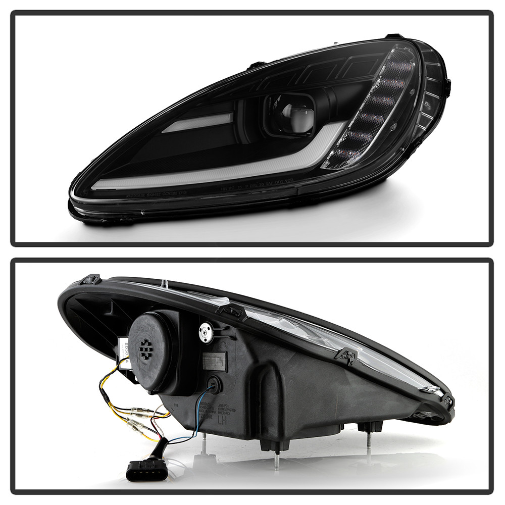 Projector Headlights - Sequential LED Turn Signal - Black (5087935)