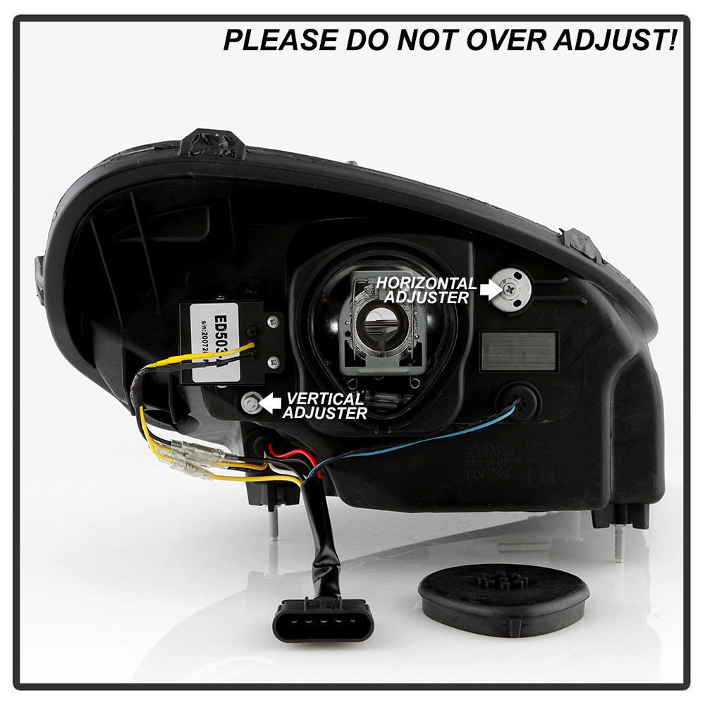 Projector Headlights - Sequential LED Turn Signal - Black (5087935)