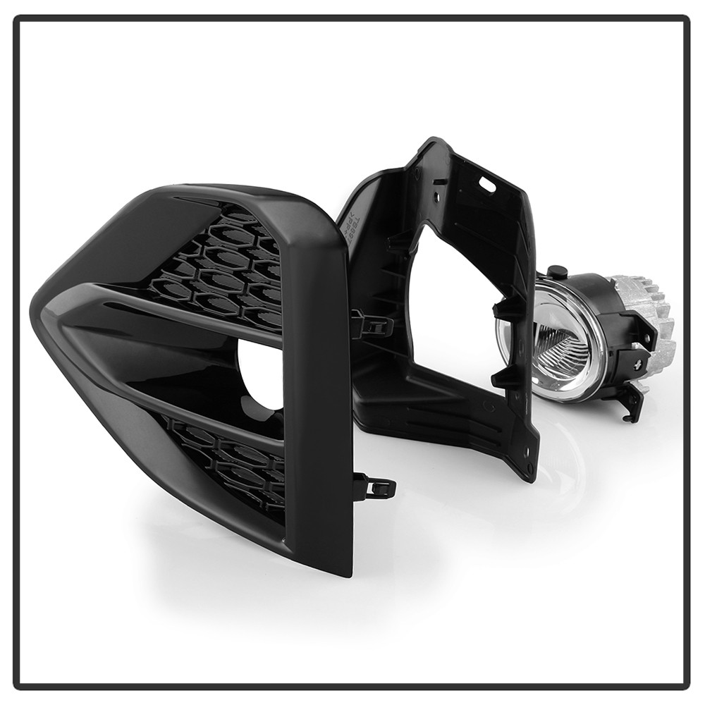 OEM Style Full LED Fog Lights w/ OEM Fit Switch - Clear