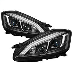Projector Headlights - DRL LED - Black (5083890) — primary image