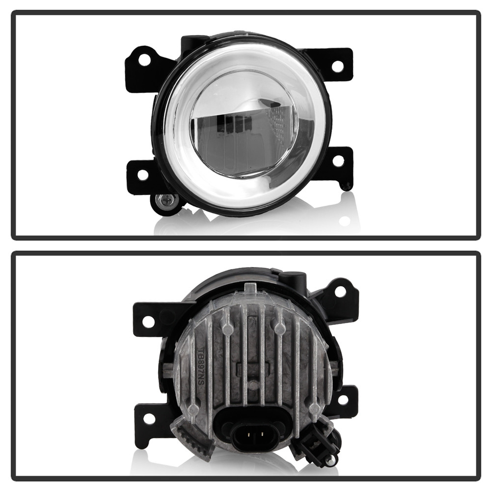OEM Style LED Fog Light w/ OEM Fit Switch- Clear