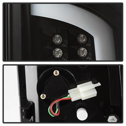 Light Bar LED Tail Lights - Version 3 - Black (5084118) — angled view