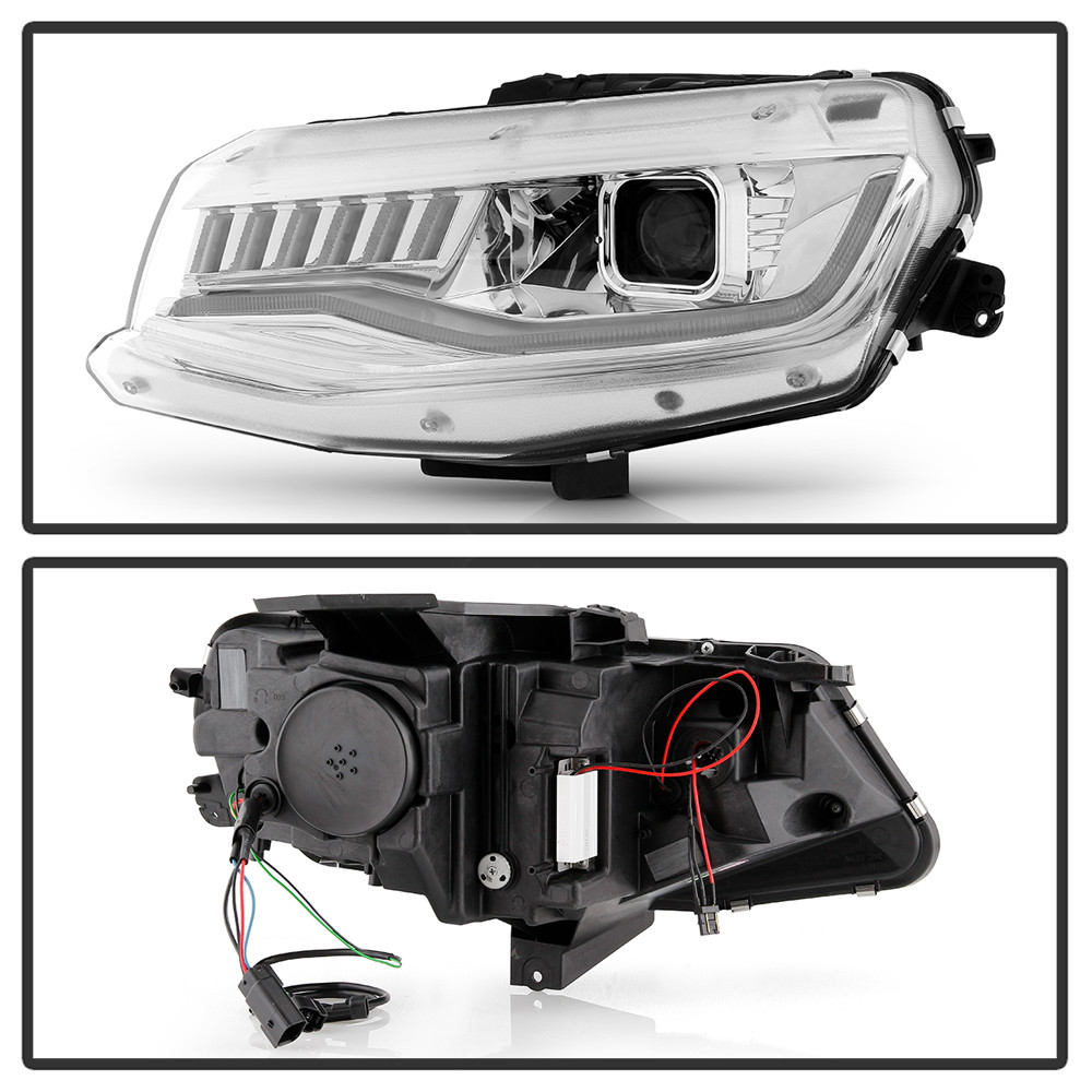 Projector Headlights - Sequential Turn Signal - Chrome