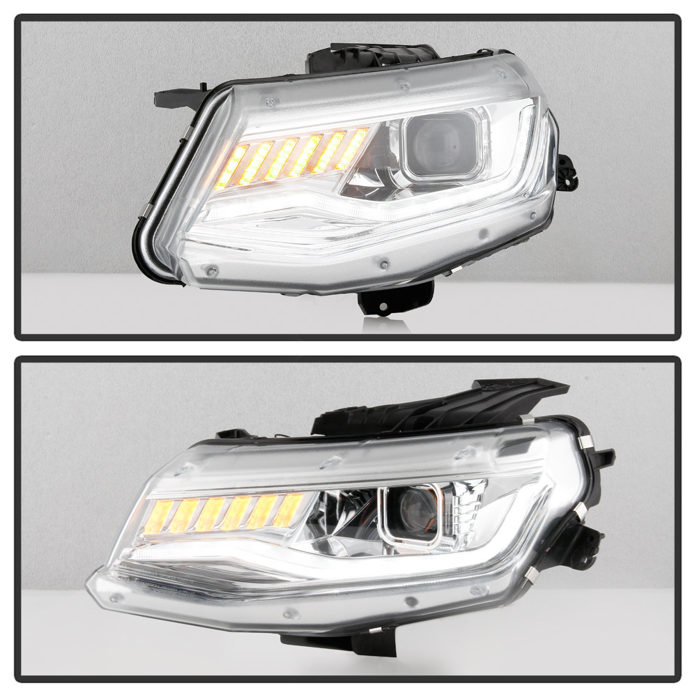 Projector Headlights - Sequential Turn Signal - Chrome
