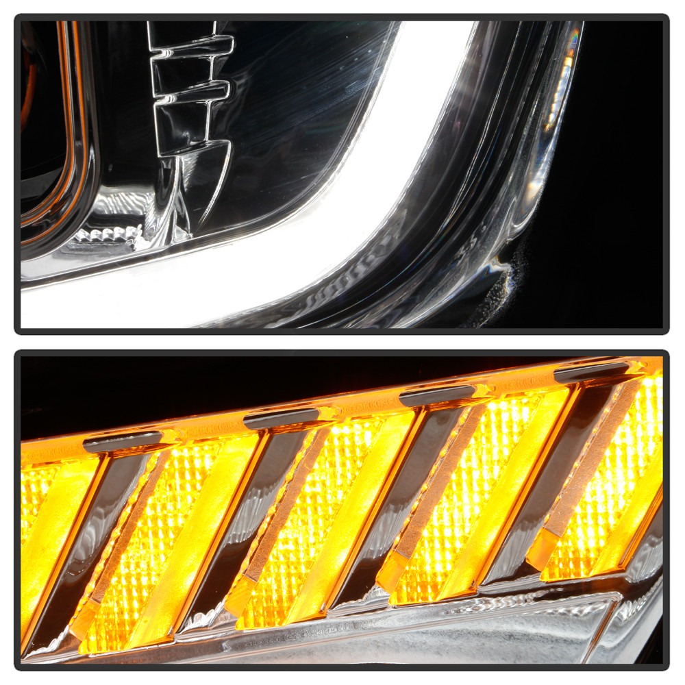 Projector Headlights - Sequential Turn Signal - Chrome