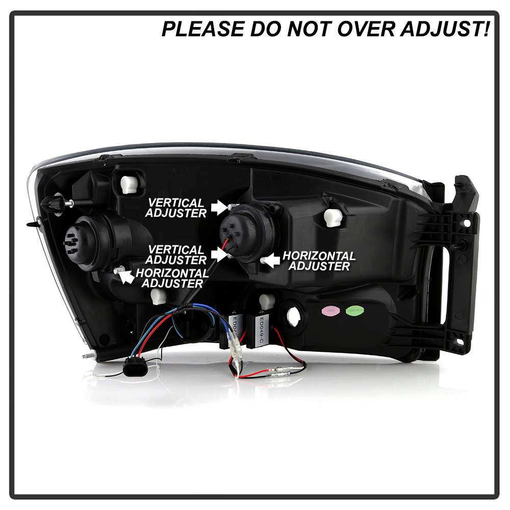 High-Power LED Module ( Low Beam ) Equipped Headlights - Black (5088178)