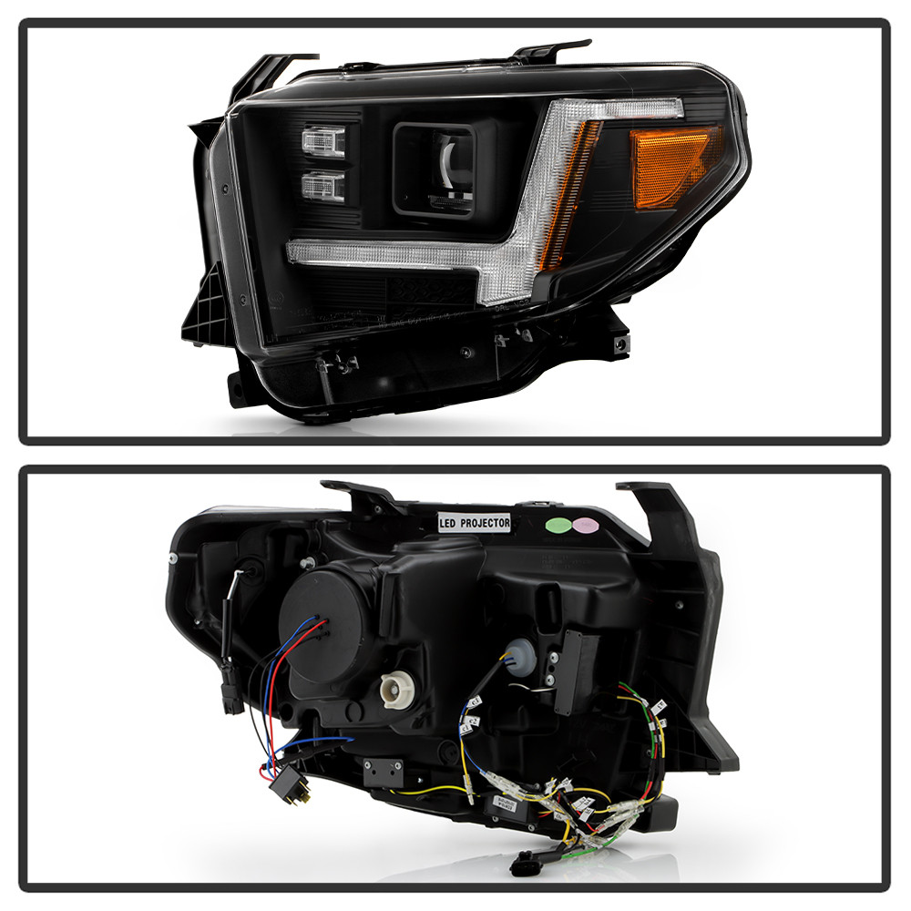 High-Power LED Module (High Beam And Low Beam) Equipped Headlights - Black (5088727)