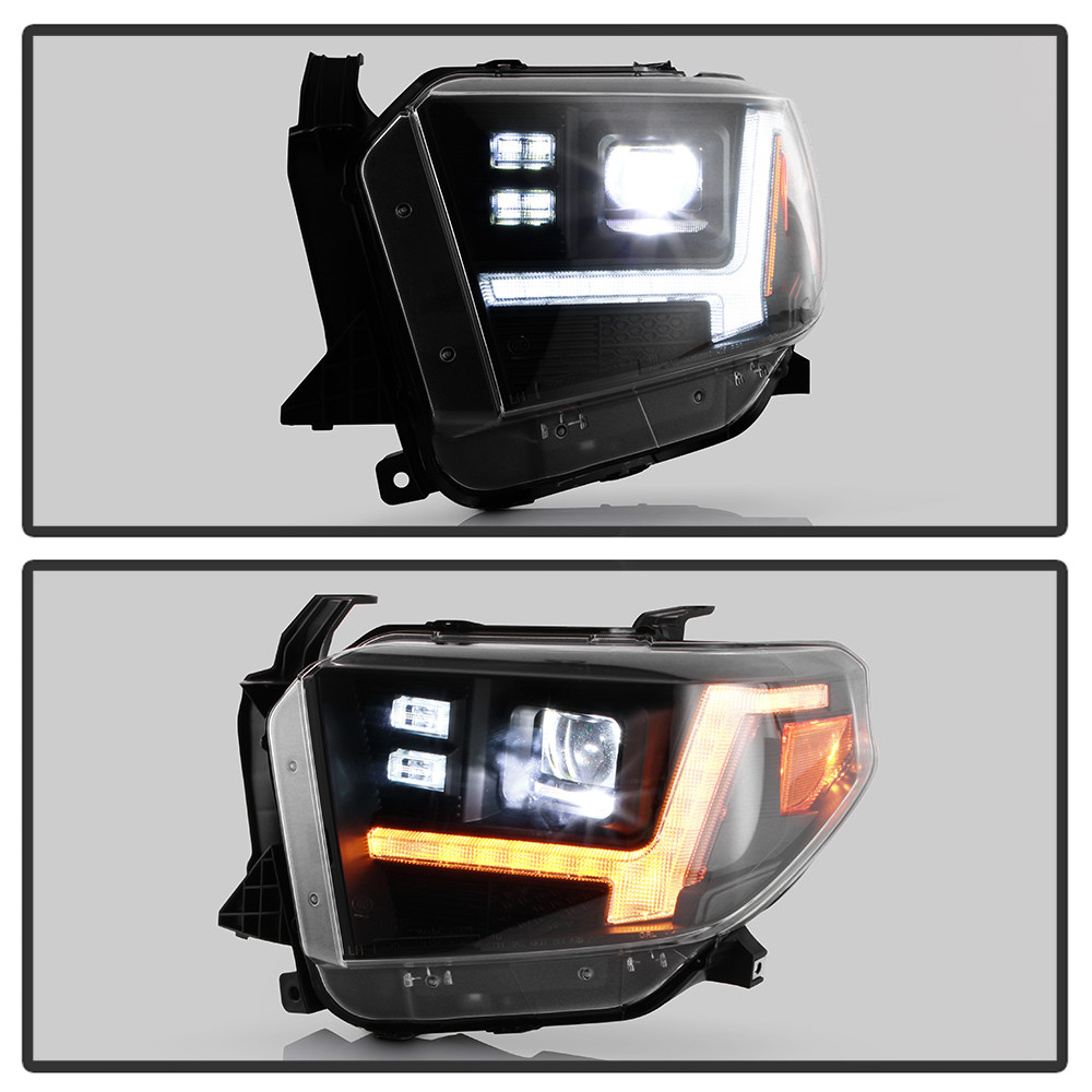 High-Power LED Module (High Beam And Low Beam) Equipped Headlights - Black (5088727)