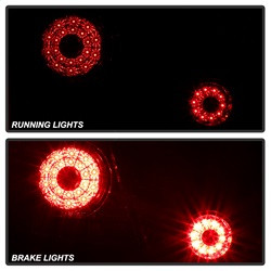 LED Tail Lights - Smoke (5085054) — angled view