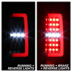 LED Tail Lights - Black Smoke (5085252) — angled view