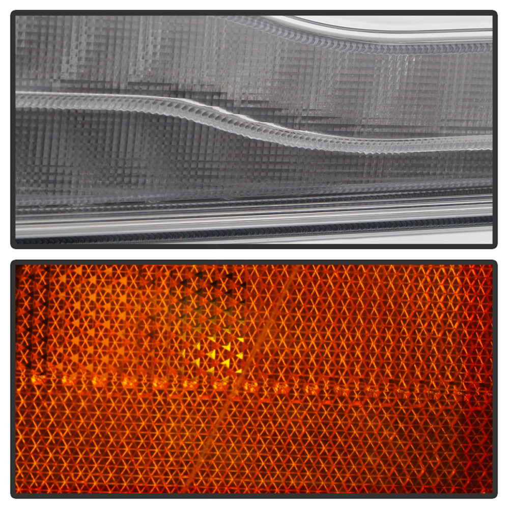 High-power LED Module (High Beam And Low Beam) Equipped Headlights - Chrome