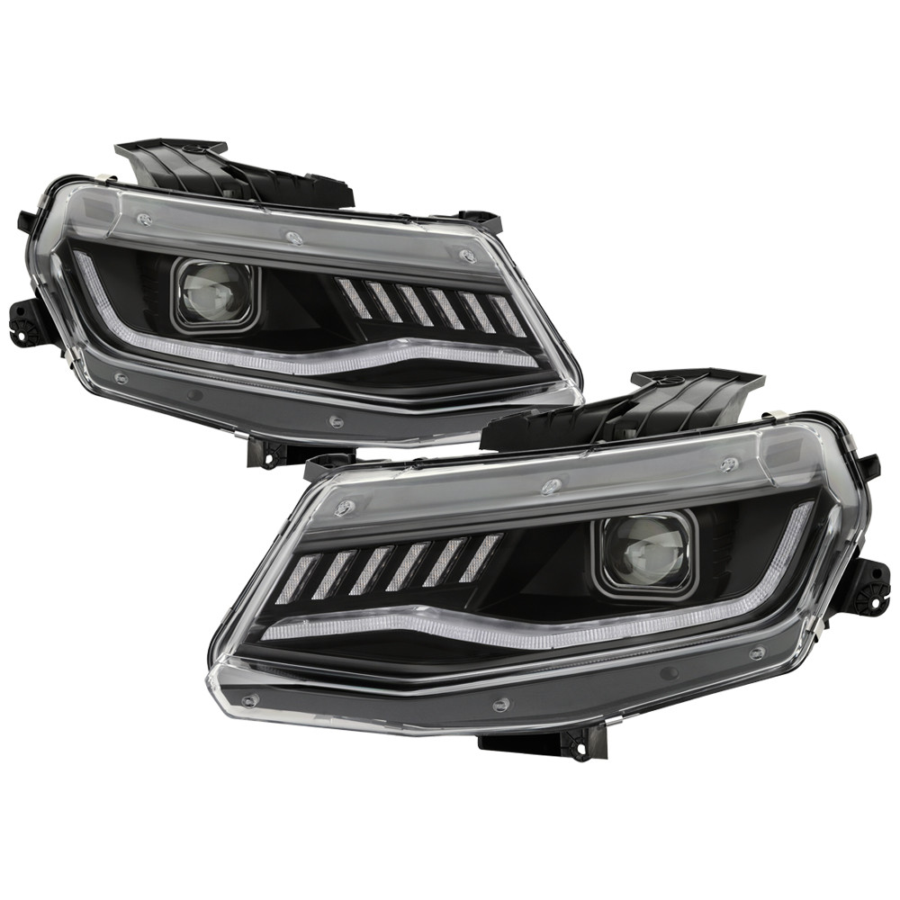 LED Headlights - Sequential Turn Signal - Black (5087355) — primary image