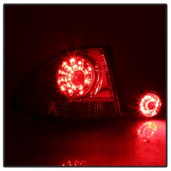 LED Tail Lights - Red Clear (5085061) — angled view