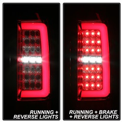 LED Tail Lights - Red Clear (5085269) — angled view