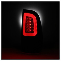 Light Bar LED Tail Lights - Version 3 - Black Smoke (5084729) — angled view