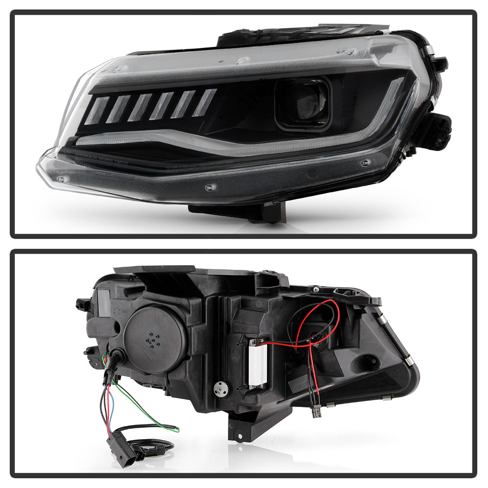 Projector Headlights - Sequential Turn Signal - Black (5087379)