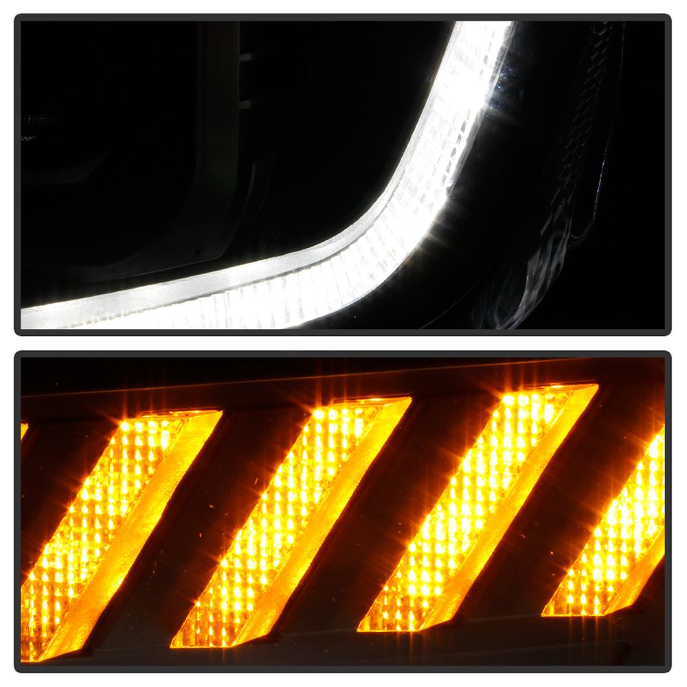 Projector Headlights - Sequential Turn Signal - Black (5087379)