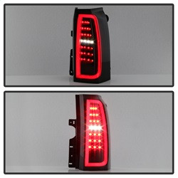 LED Tail Lights - Black Smoke (5085078) — angled view