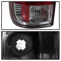 Light Bar LED Tail Lights - Version 3 - Red Clear (5084736) — angled view