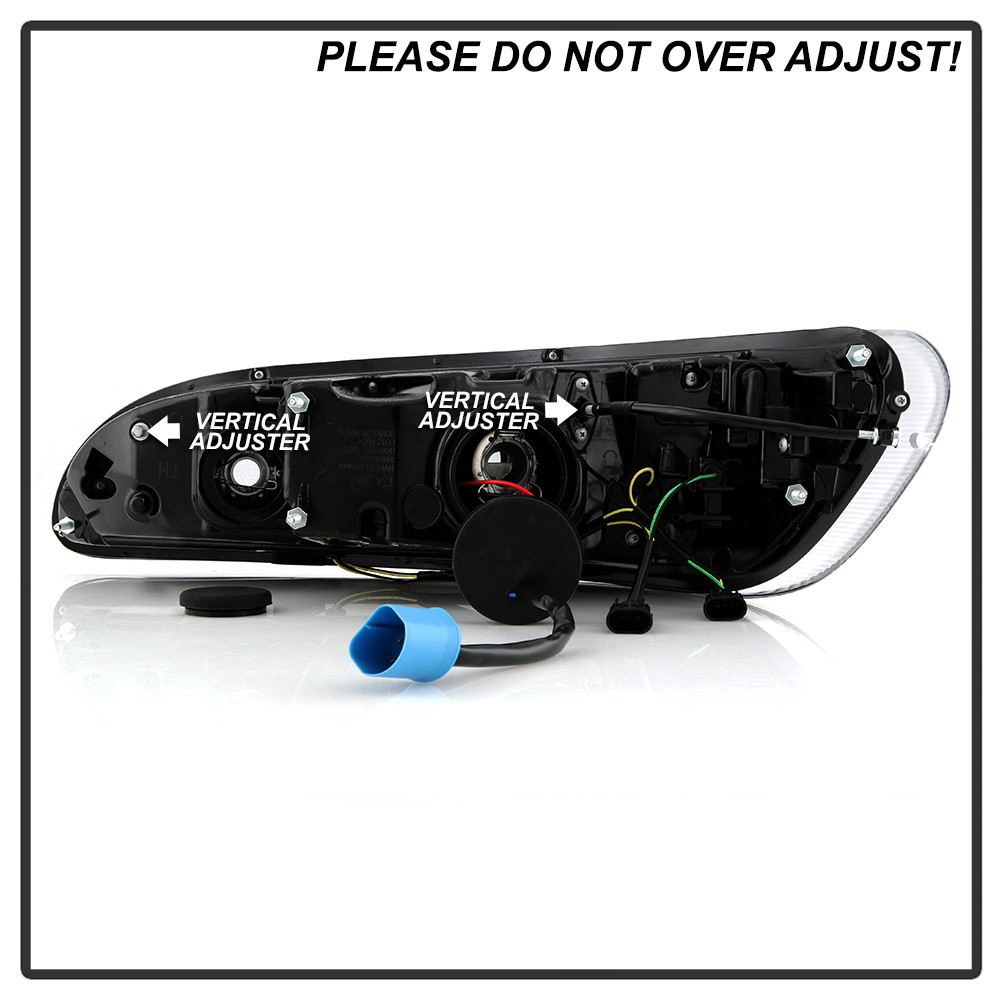 Projector Headlights - Sequential LED Turn Signal Lights - Black (5088574)